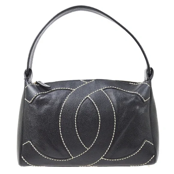 ๐โจ CELEBRITY โจ๐ RARE CC WILD stitch CHANEL ZIPPER BAG - Picture 2 of 16